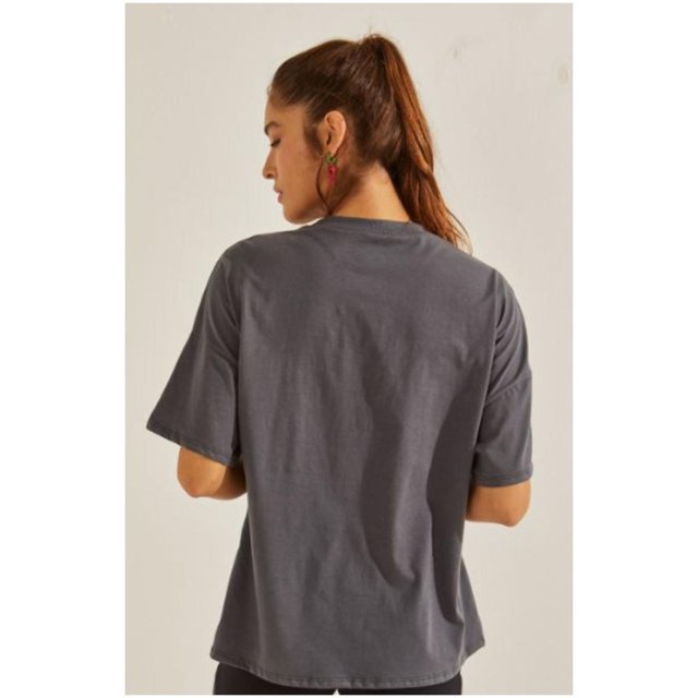 Camiseta Oversized Colcci Feminina - Preto