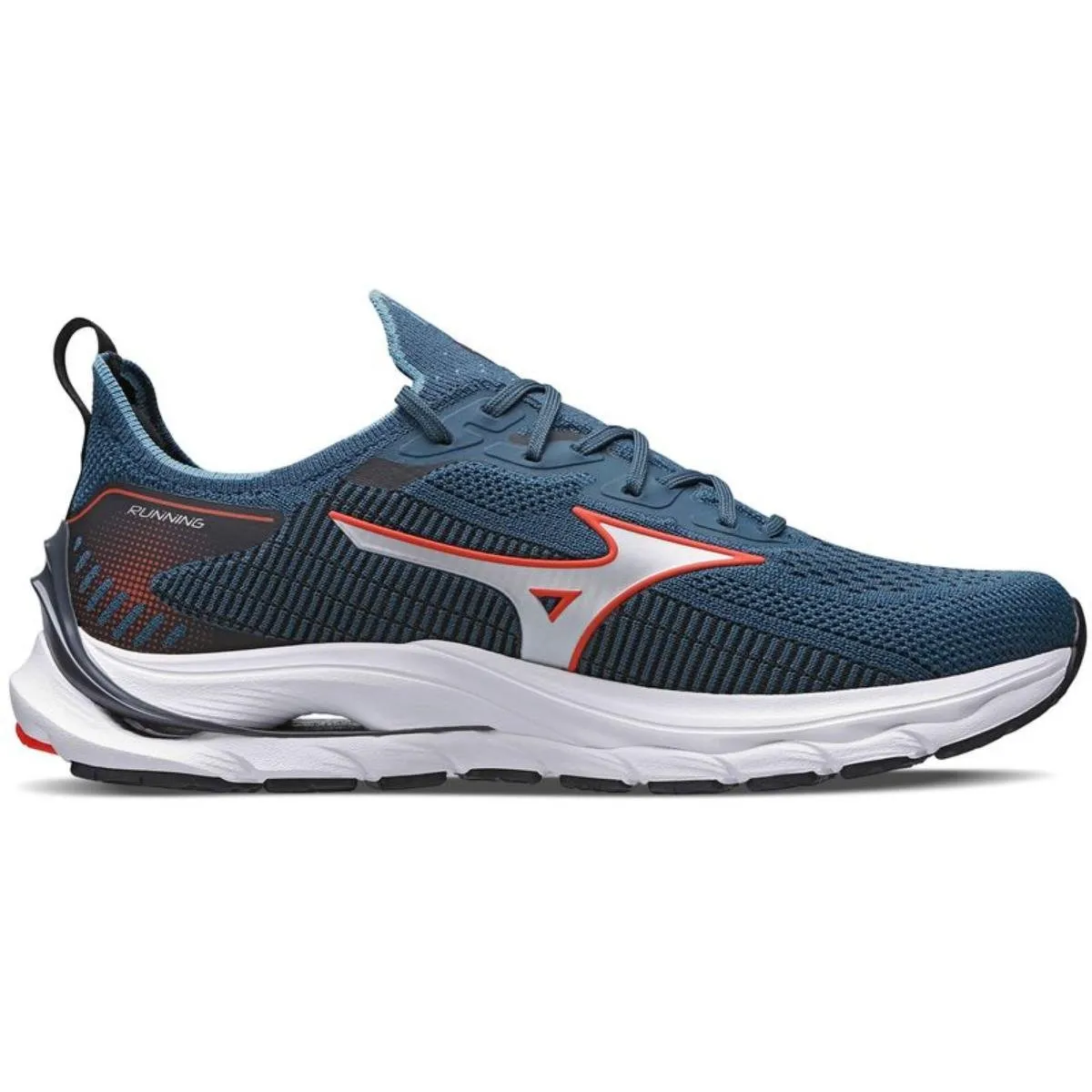 MIZUNO 101042042-474 WAVE MIRAI 5 AZUL PETR/LRJA/PTA NENHUM