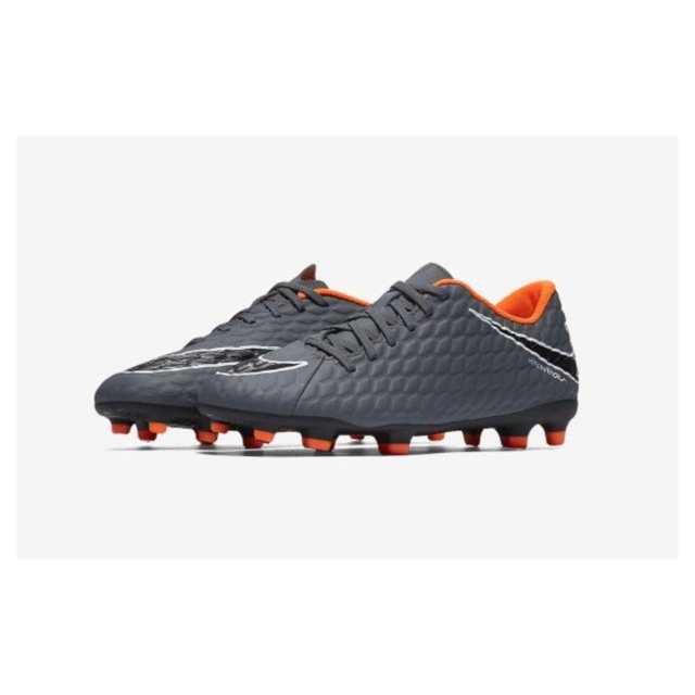 Nike hypervenom cinza e fashion laranja