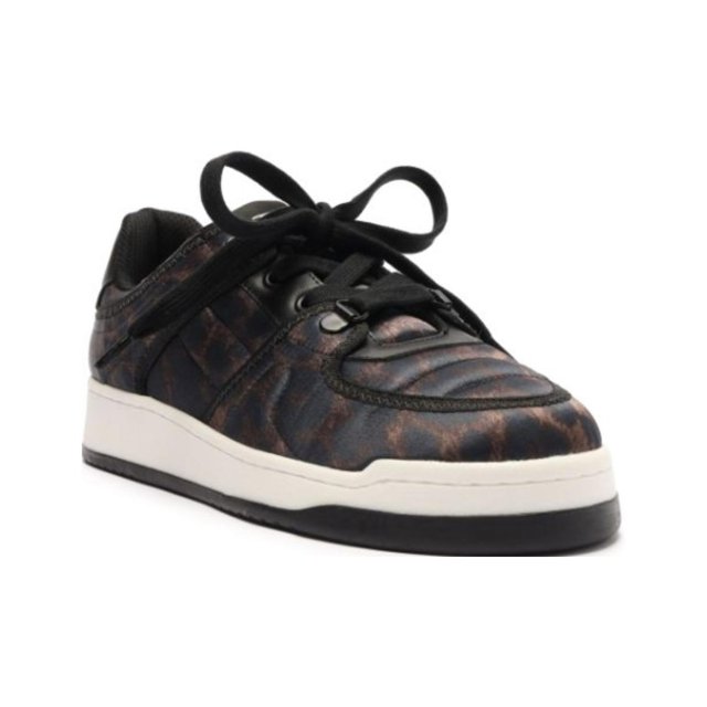 T nis Arezzo Animal Print Cetim Bico Redondo Urban Passo a Passo