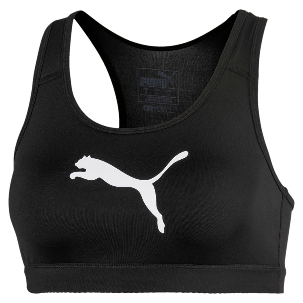 Top Puma 4Keeps Bra M Preto Feminino, Passo a Passo Calçados