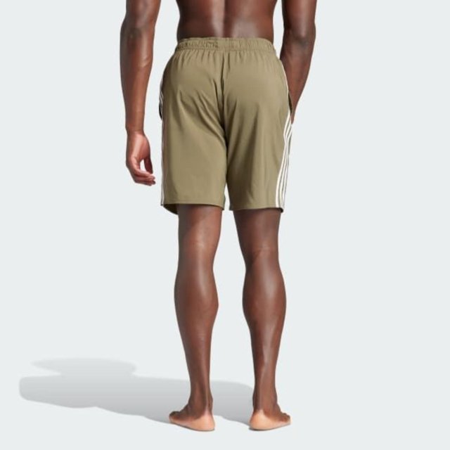 Shorts adidas Natação Comprimento Clássico 3-Stripes - Masculino