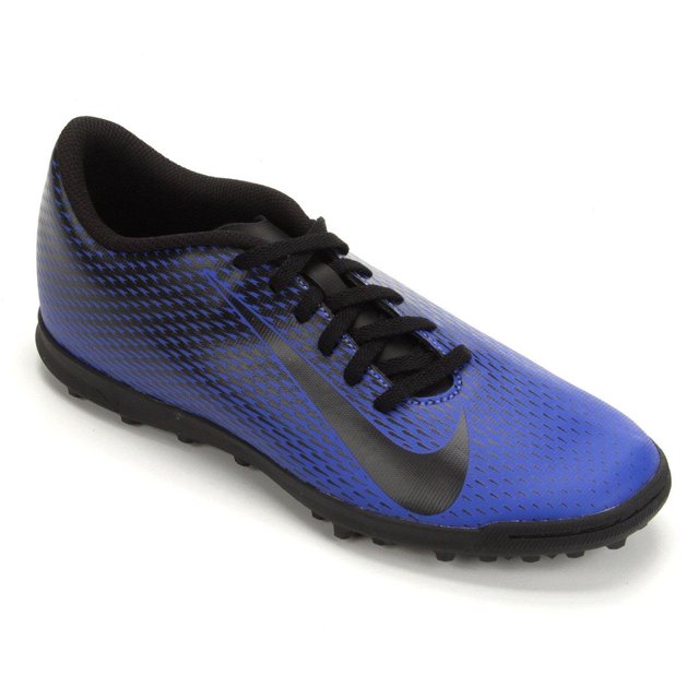 Chuteira nike hot sale bravata azul