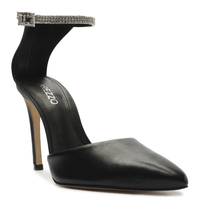 Scarpin Arezzo A1029202650004 Couro Preto Feminino Passo a Passo