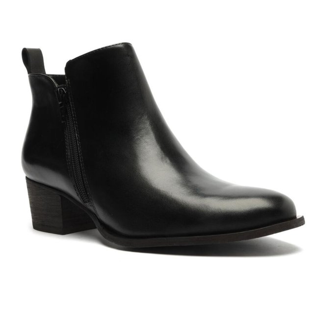 Bota Arezzo A1037700040002 Couro Preto Feminino Passo a Passo