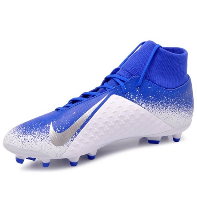 Nike phantom vsn store blue and white