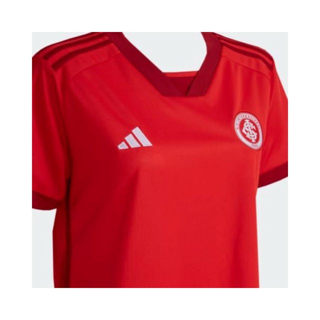 Camisa Adidas Internacional II Feminino HS5335 - Vermelho/Branco