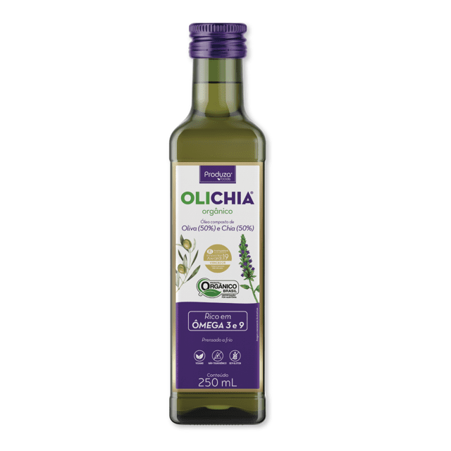 Olichia Orgânico - Azeite Orgânico Premium de Chia e Oliva 250ml